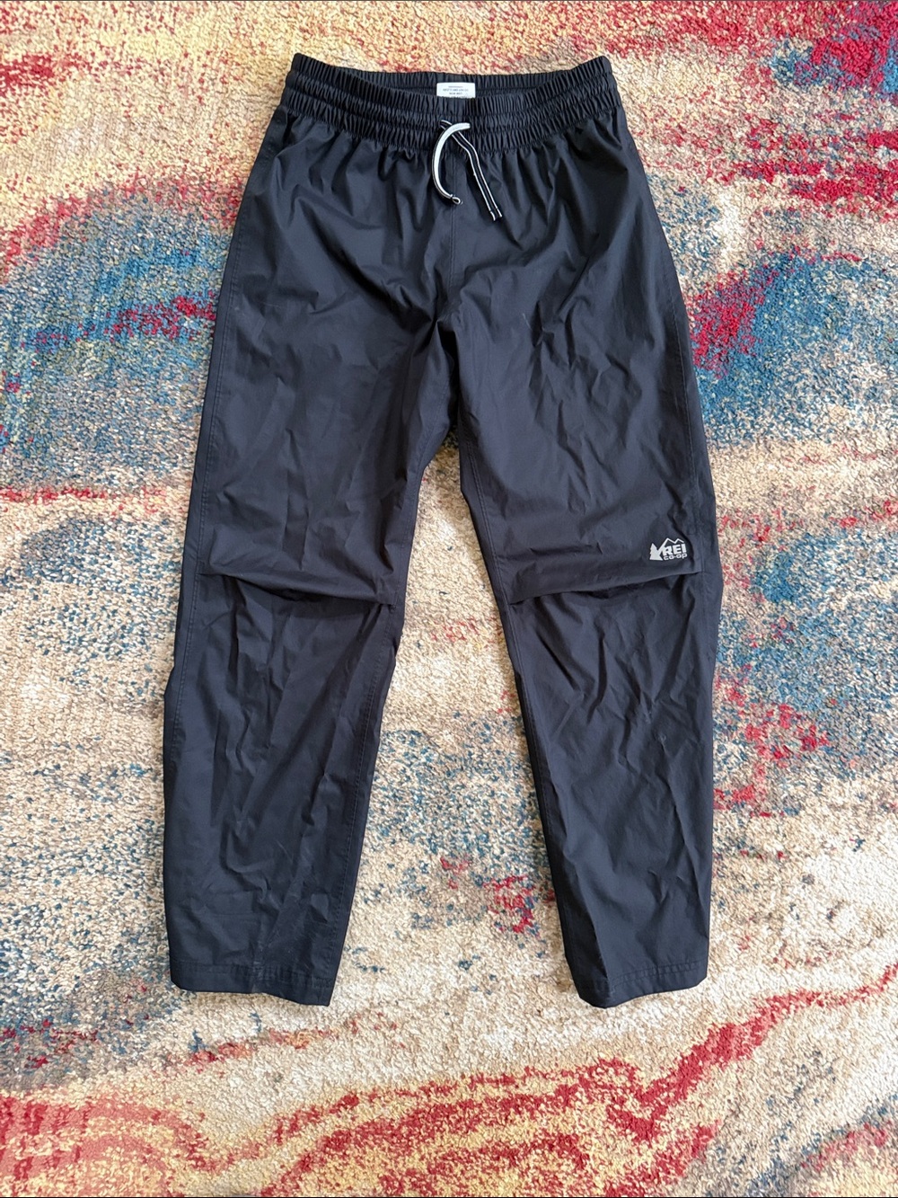 REI Black Kids' Waterproof Rain  Pants size 10